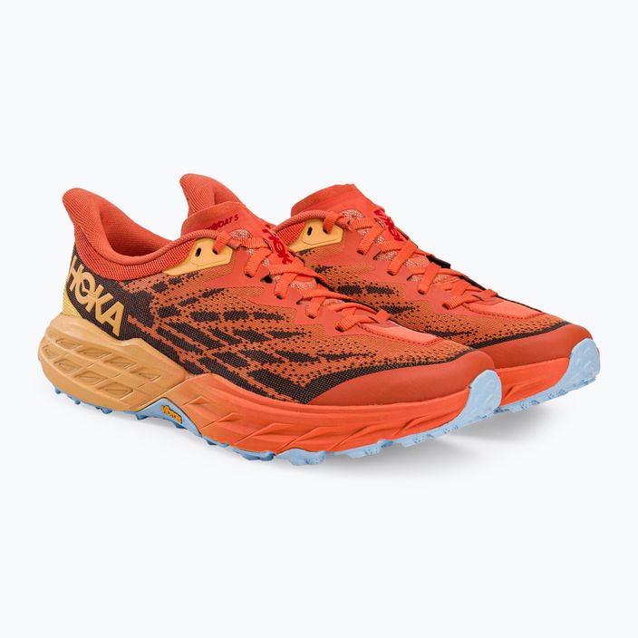 Кросівки для бігу чоловічі HOKA Speedgoat 5 помаранчеві 1123157-PBAY 3