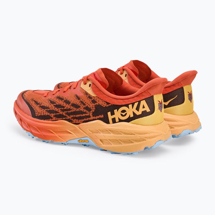 Кросівки для бігу чоловічі HOKA Speedgoat 5 помаранчеві 1123157-PBAY 4