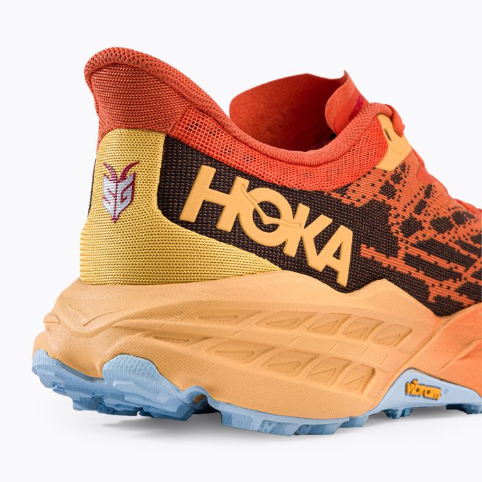 Кросівки для бігу чоловічі HOKA Speedgoat 5 помаранчеві 1123157-PBAY 8