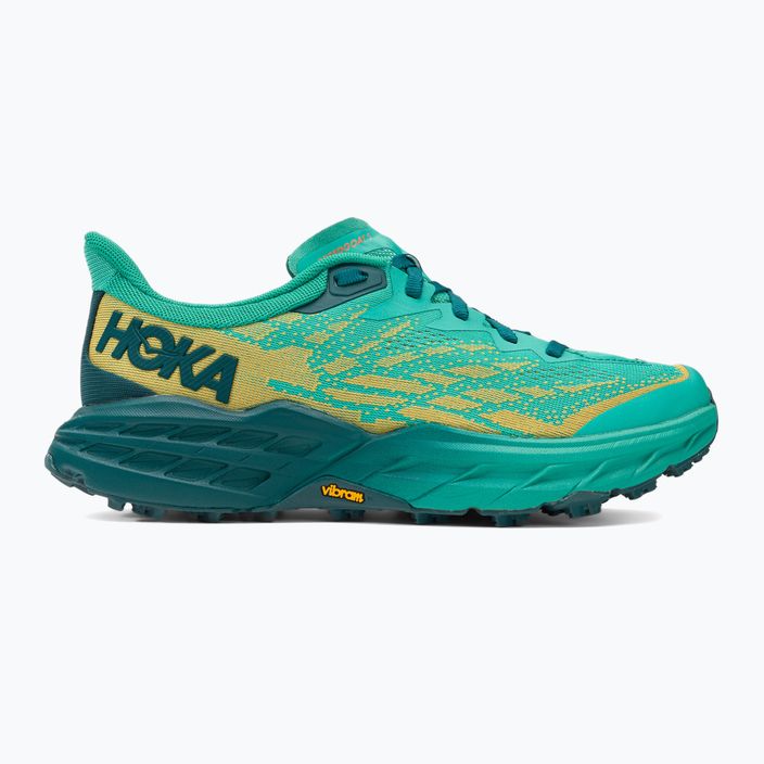 Кросівки для бігу жіночі HOKA Speedgoat 5 зелені 1123158-DTWGR 2