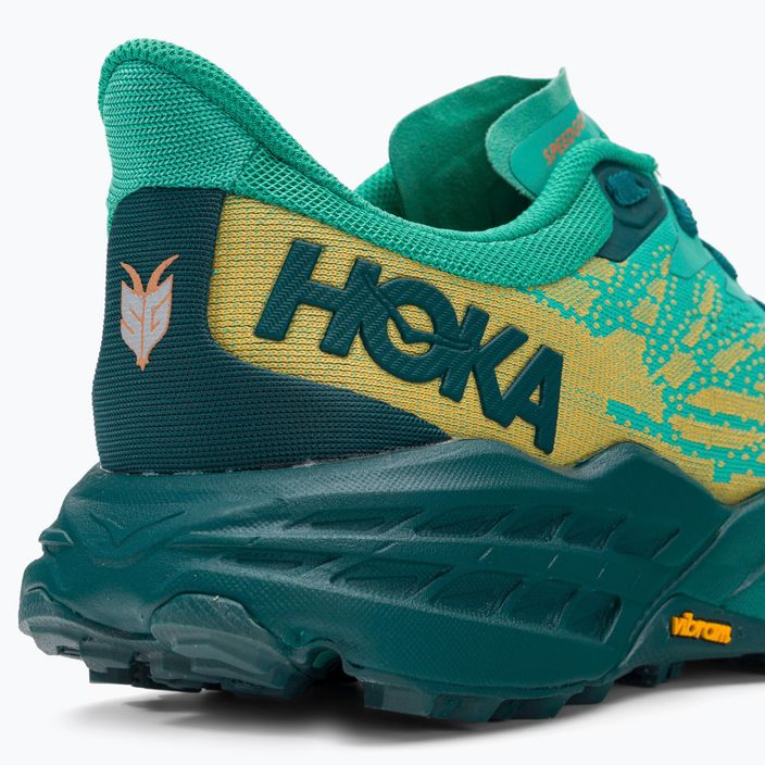 Кросівки для бігу жіночі HOKA Speedgoat 5 зелені 1123158-DTWGR 8