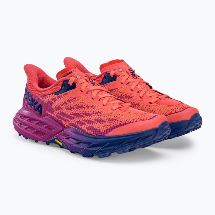 Кросівки для бігу жіночі HOKA Speedgoat 5 помаранчеві 1123158-FFCM 5