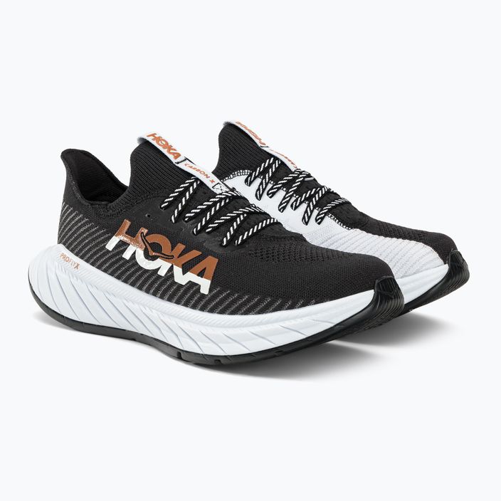 Кросівки для бігу чоловічі HOKA Carbon X 3 чорно-білі 1123192-BWHT 3