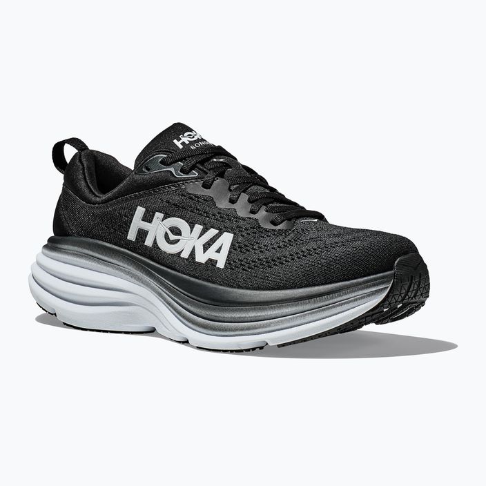 Чоловічі кросівки HOKA Bondi 8 чорний/білий 11
