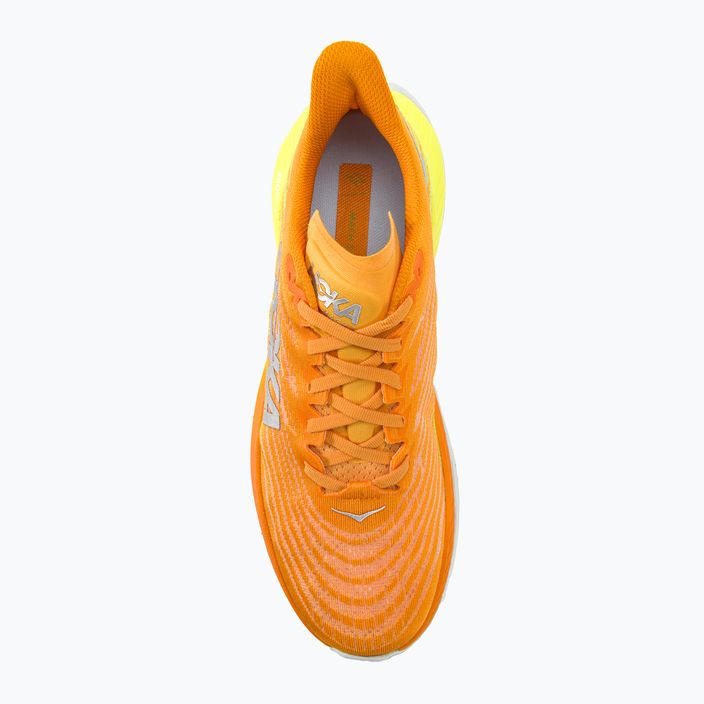 Кросівки для бігу чоловічі HOKA Mach 5 radiant yellow orange 6