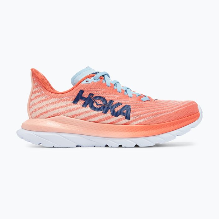 Кросівки для бігу жіночі HOKA Mach 5 camellia/peach perfait 7