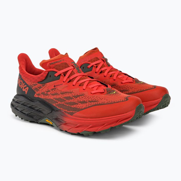 Кросівки для бігу чоловічі HOKA Speedgoat 5 GTX червоні 1127912-FTHY 4