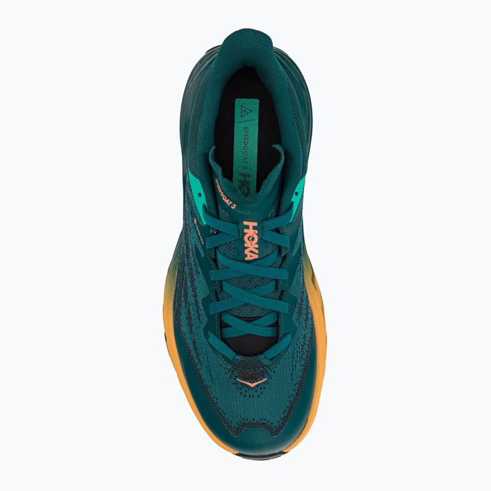 Кросівки для бігу жіночі HOKA Speedgoat 5 GTX зелені 1127913-DTBC 7