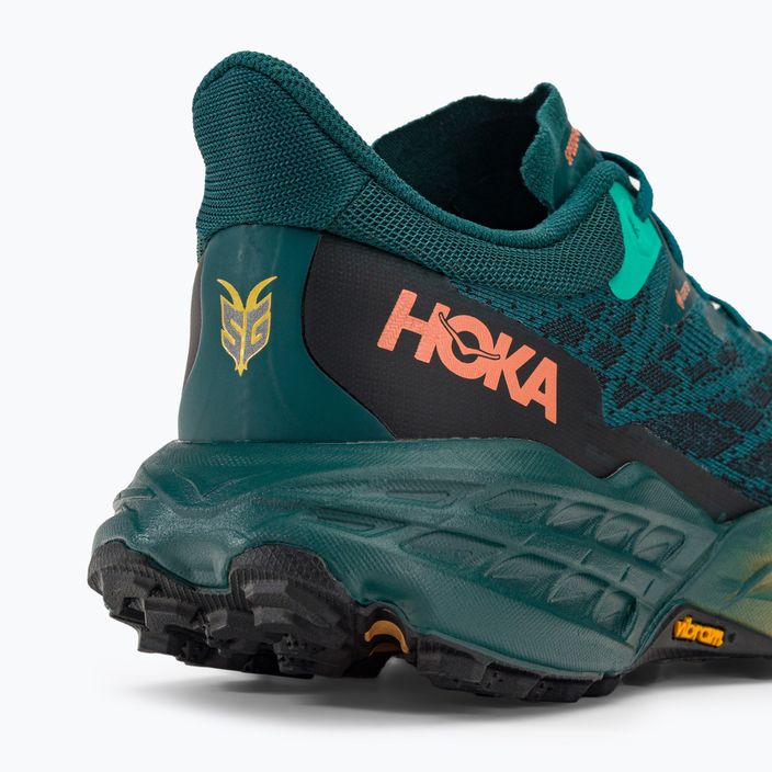 Кросівки для бігу жіночі HOKA Speedgoat 5 GTX зелені 1127913-DTBC 11