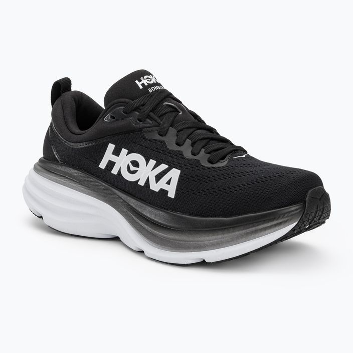 Кросівкі для бігу жіночі HOKA Bondi 8 black/white