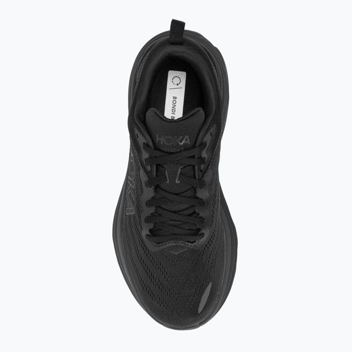 Чоловічі бігові кросівки HOKA Bondi 8 Wide чорний/чорний 5