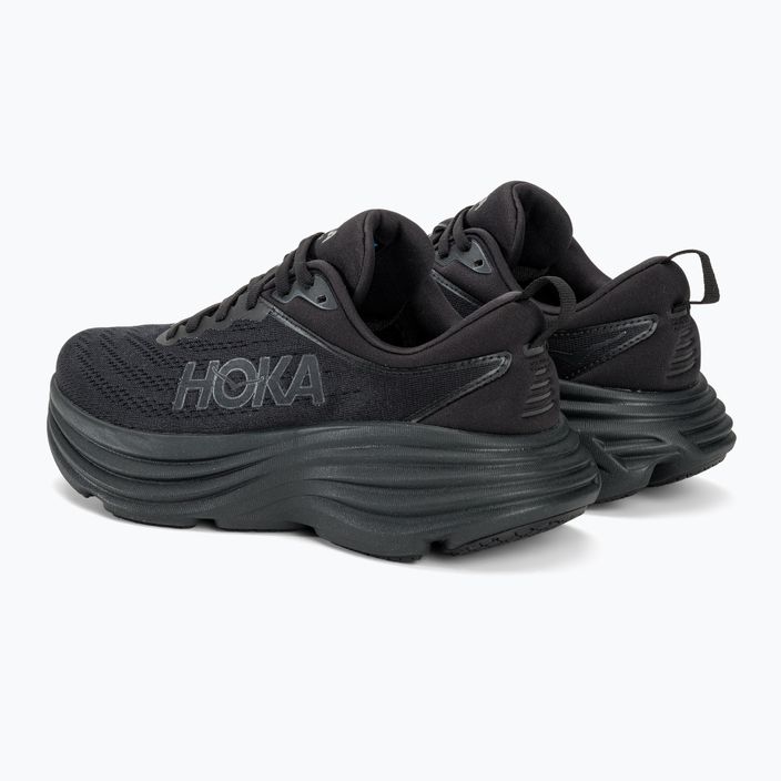 Жіночі бігові кросівки HOKA Bondi 8 Wide чорний/чорний 3