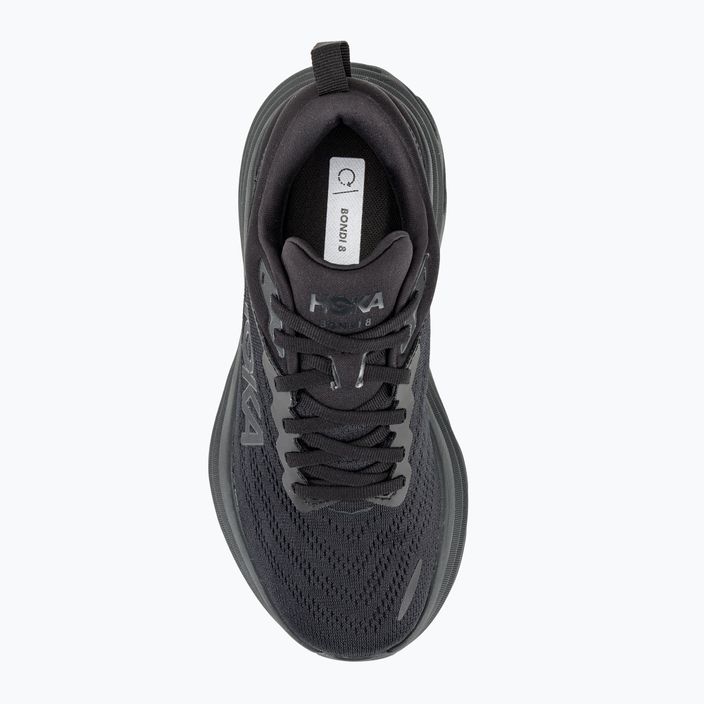 Жіночі бігові кросівки HOKA Bondi 8 Wide чорний/чорний 6