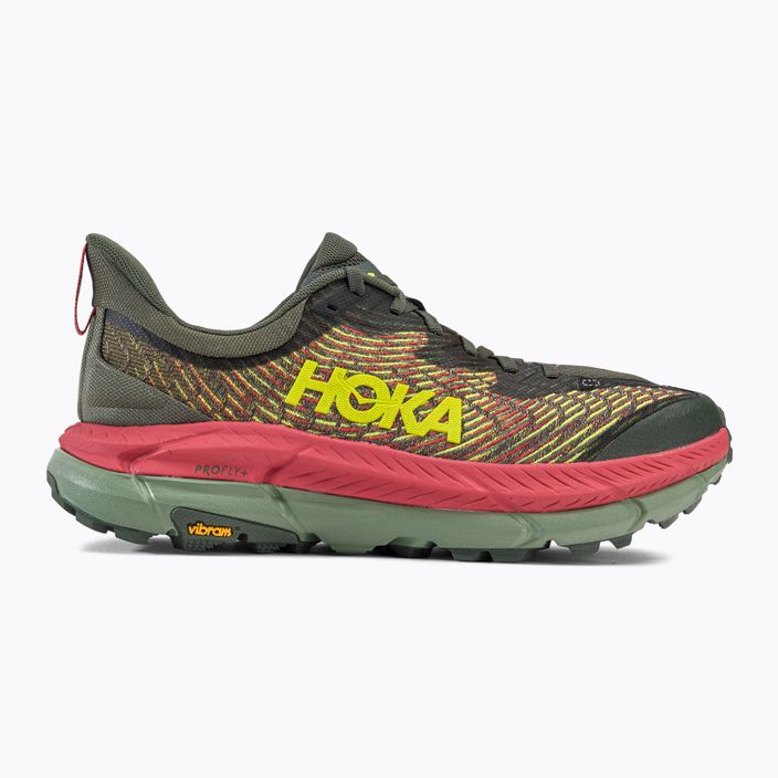 Кросівки для бігу чоловічі HOKA Mafate Speed 4 зелені 1129930-TFST 2