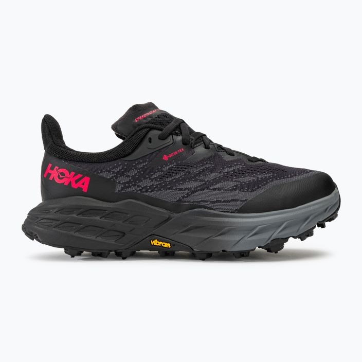 Жіночі бігові кросівки HOKA Speedgoat 5 GTX Spike чорний/чорний 2