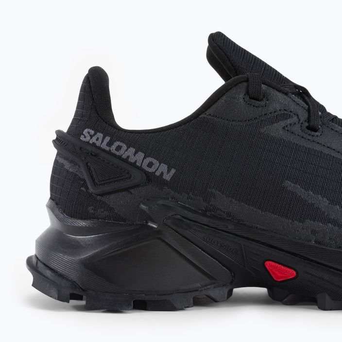 Кросівки для бігу жіночі Salomon Alphacross 4 black/black 8