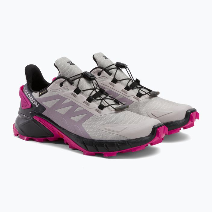 Кросівки для бігу жіночі Salomon Supercross 4 GTX сірі L41735500 5