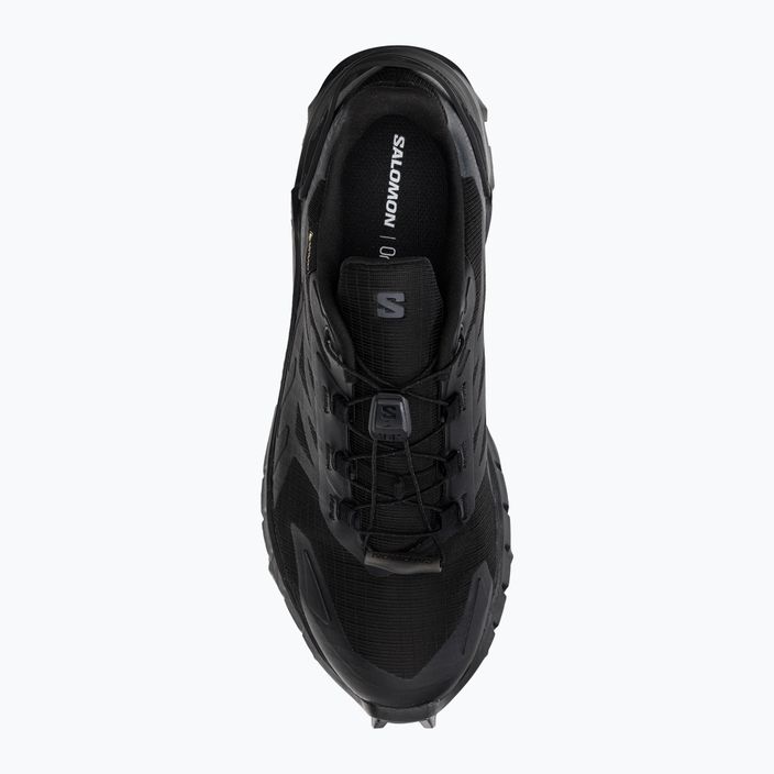Кросівки для бігу жіночі Salomon Supercross 4 GTX чорні L41733900 6