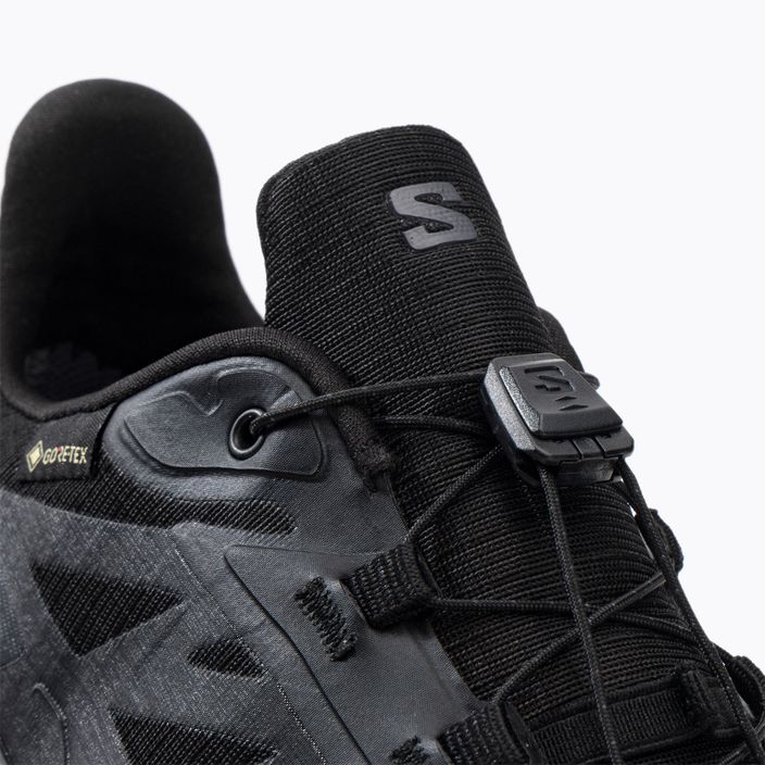 Кросівки для бігу жіночі Salomon Supercross 4 GTX чорні L41733900 9