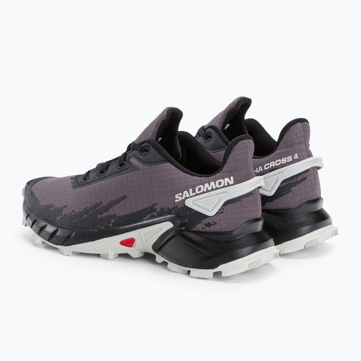 Кросівки для бігу жіночі Salomon Alphacross 4 moonscape/black/lunr 3