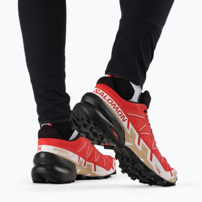 Кросівки для бігу чоловічі Salomon Speedrcross 6 червоні L41738200 5