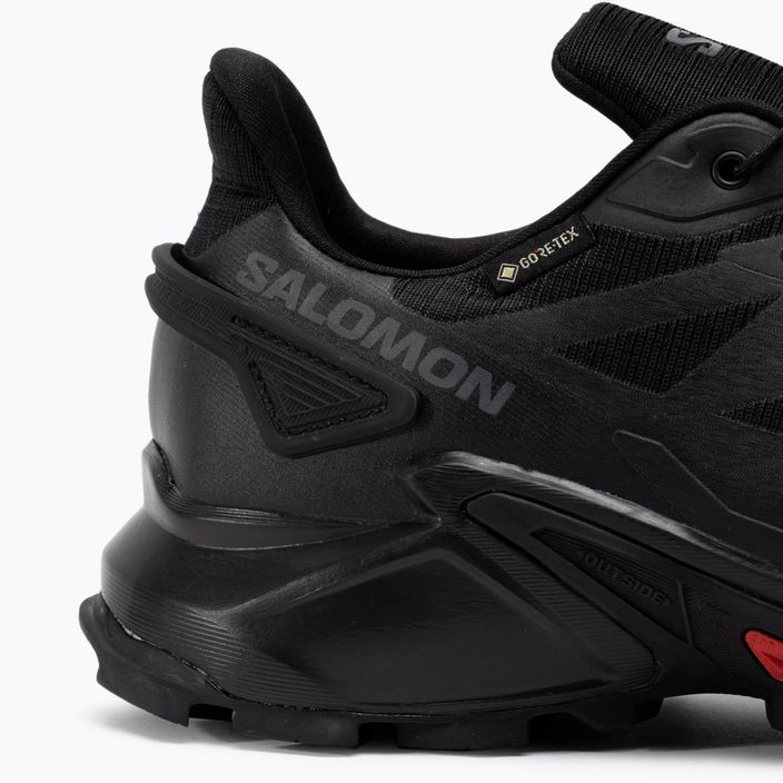 Кросівки для бігу чоловічі Salomon Supercross 4 GTX чорні L41731600 9