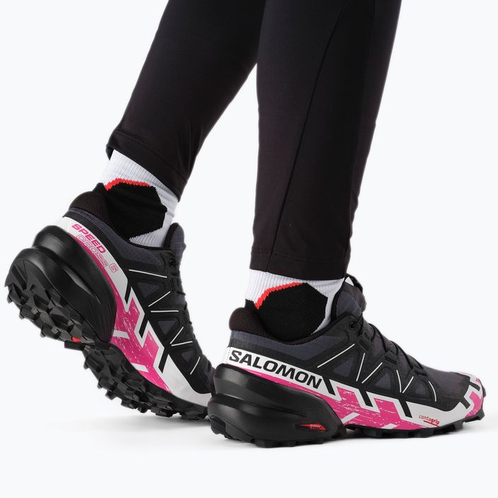 Кросівки для бігу жіночі Salomon Speedrcross 6 сірі L41743000 4