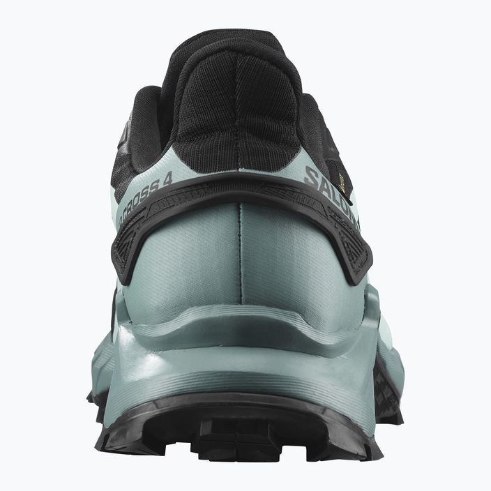 Кросівки для бігу жіночі Salomon Supercross 4 GTX чорно-блакитні L41735500 15