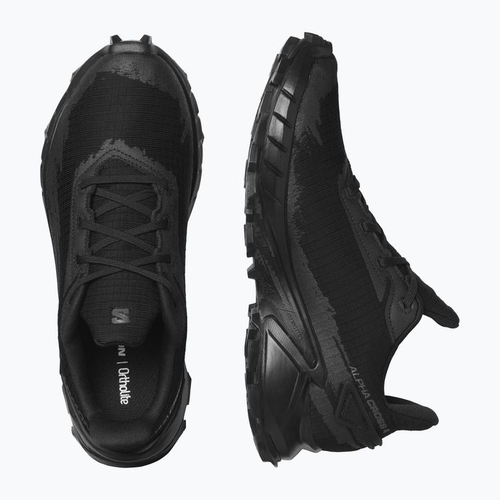Кросівки для бігу жіночі Salomon Alphacross 4 GTX black/black 15