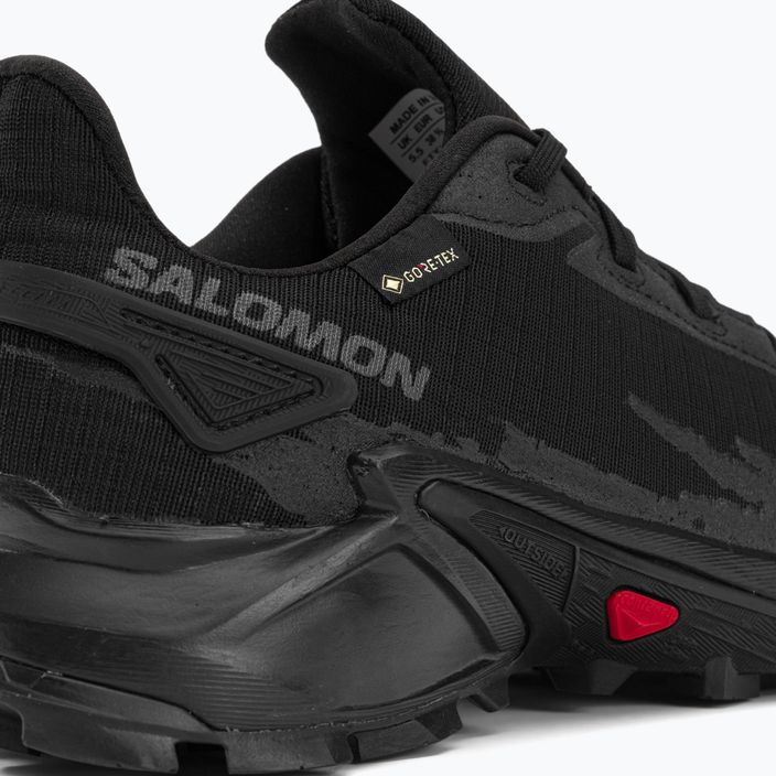 Кросівки для бігу жіночі Salomon Alphacross 4 GTX black/black 8