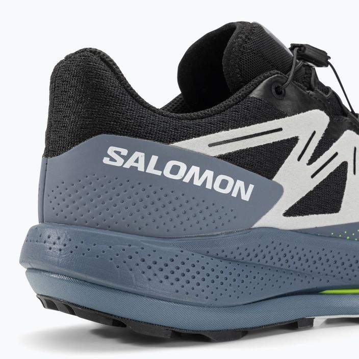 Кросівки для бігу чоловічі Salomon Pulsar Trail black/china blue/arctic ice 9