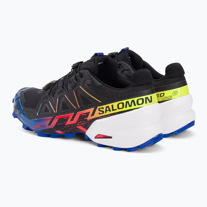 Кросівки для бігу чоловічі Salomon Speedcross 6 GTX black/surf the web/safety yellow 6