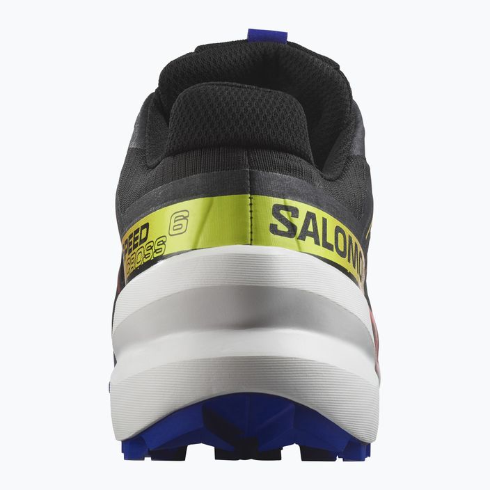 Кросівки для бігу чоловічі Salomon Speedcross 6 GTX black/surf the web/safety yellow 10