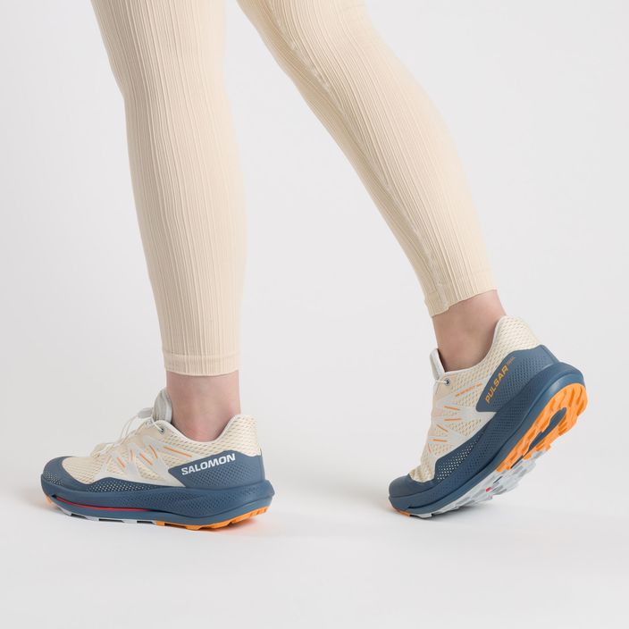 Кросівки для бігу жіночі Salomon Pulsar Trail tender peach/china b 3