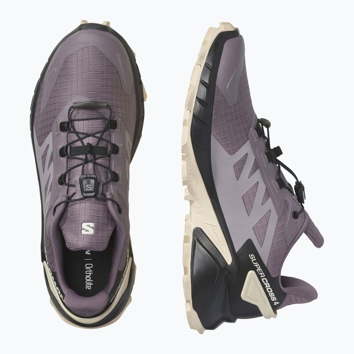 Кросівки для бігу жіночі Salomon Supercross 4 фіолетові L47205200 15