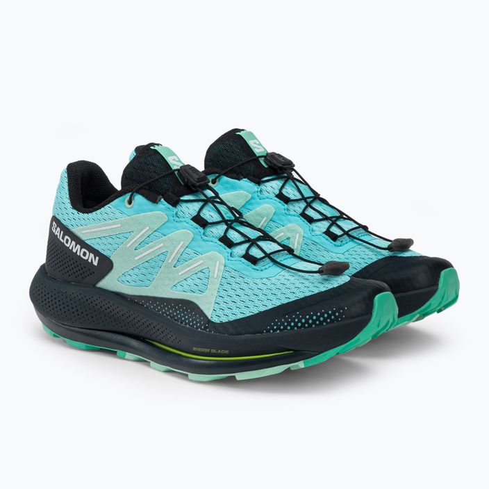 Кросівки для бігу жіночі Salomon Pulsar Trail blra/carbon/yucc 6