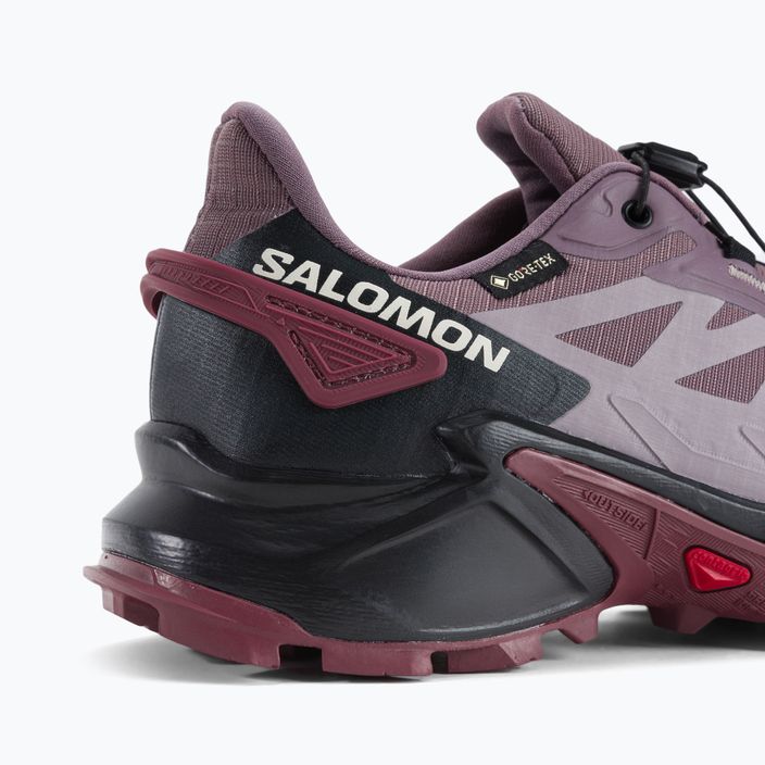 Кросівки для бігу жіночі Salomon Supercross 4 GTX фіолетові L47119900 11