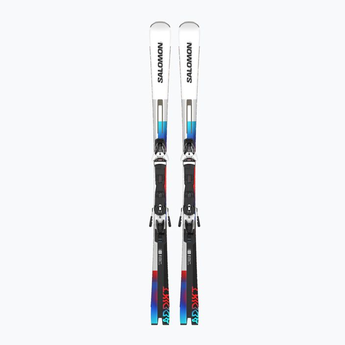 Гірські лижі Salomon Addikt + Z12 GW білий/чорний/пастельний неоновий синій 6