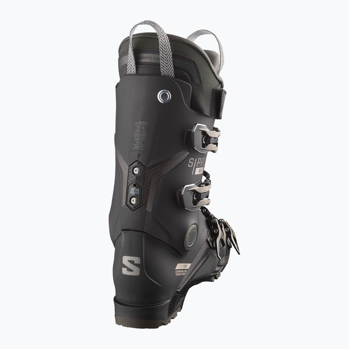 Чоловічі гірськолижні черевики Salomon S Pro MV 100 black/titanium met./belle 8