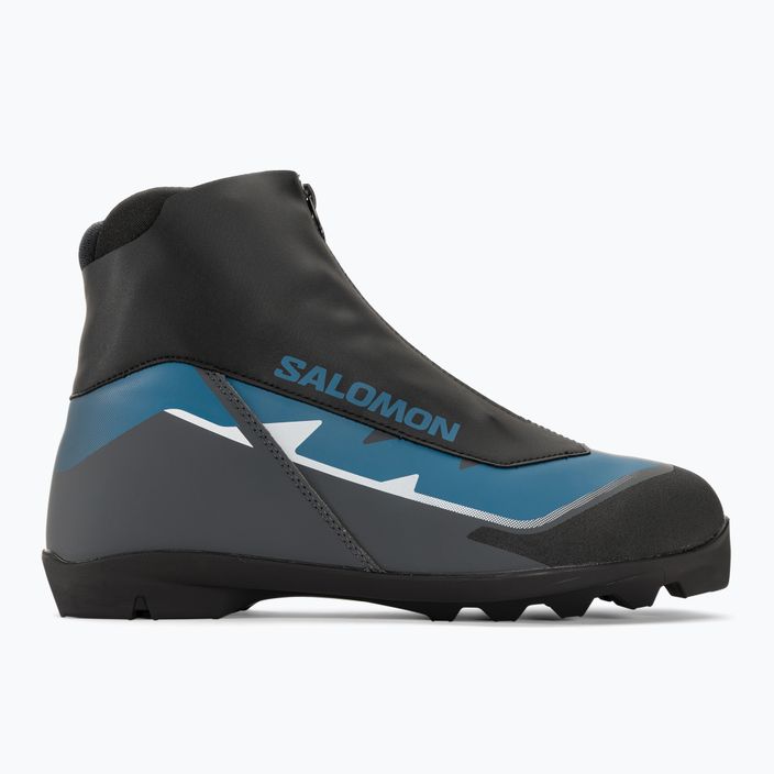 Чоловічі бігові лижні черевики Salomon Escape чорний/каслрок/синій попіл 2