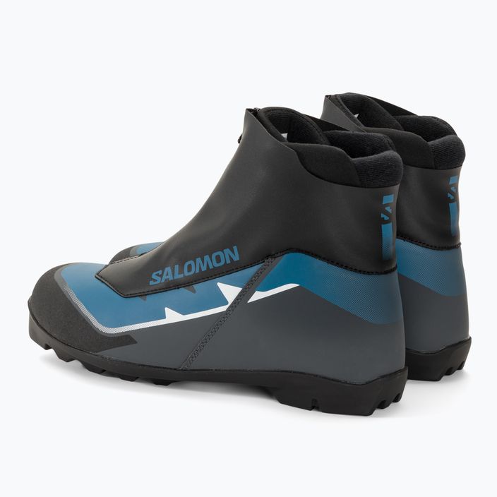 Чоловічі бігові лижні черевики Salomon Escape чорний/каслрок/синій попіл 3
