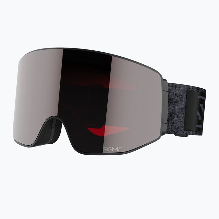 Гірськолижні окуляри Salomon Sentry Prime Sigma чорні/збройовий метал/сріблясто-рожеві