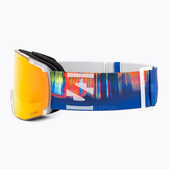 Гірськолижні окуляри Salomon S View Sigma напівпрозорі морозно-макові червоні 4
