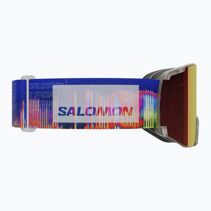 Гірськолижні окуляри Salomon S View Sigma напівпрозорі морозно-макові червоні 7