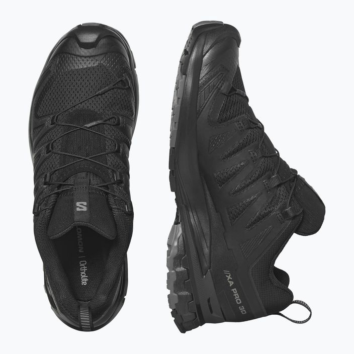 Чоловічі кросівки Salomon XA Pro 3D V9 чорний/фантом/олов'яний 8