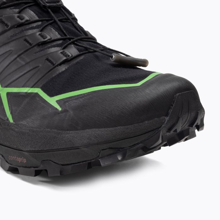 Кросівки для бігу чоловічі Salomon Thundercross GTX black/green gecko/black 9