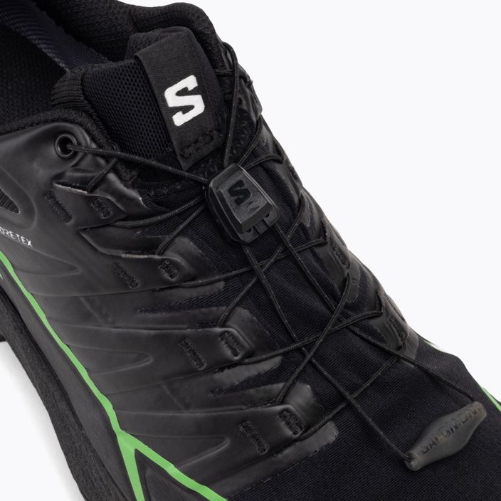 Кросівки для бігу чоловічі Salomon Thundercross GTX black/green gecko/black 10