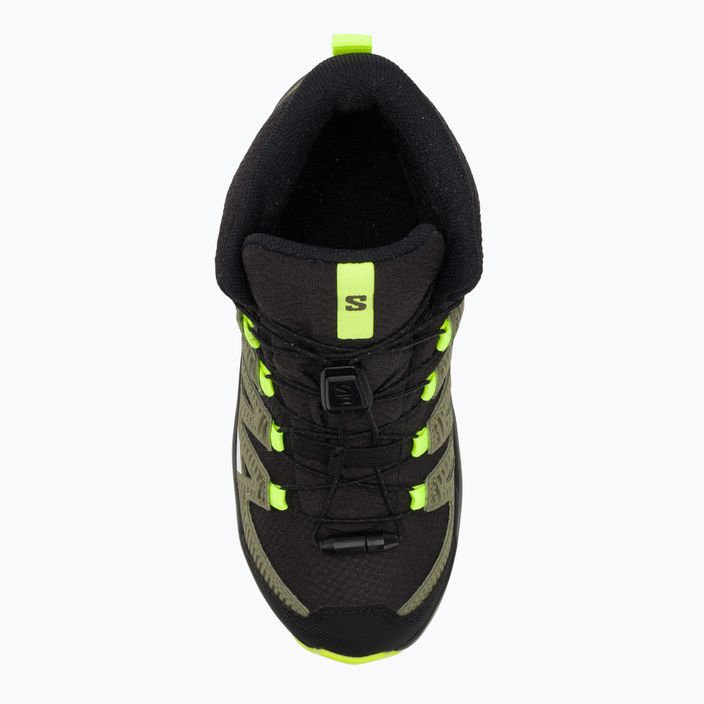 Взуття трекінгове жіноче Salomon Xa Pro V8 Mid CSWP black/deep lichen green/y 6
