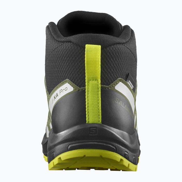 Взуття трекінгове жіноче Salomon Xa Pro V8 Mid CSWP black/deep lichen green/y 13