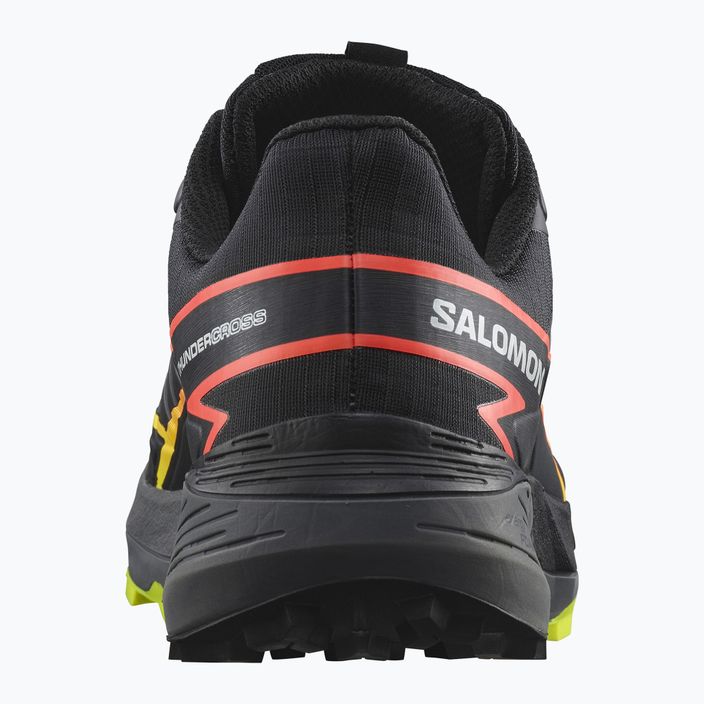 Кросівки для бігу чоловічі Salomon Thundercross black/quiet shade/fiery coral 10